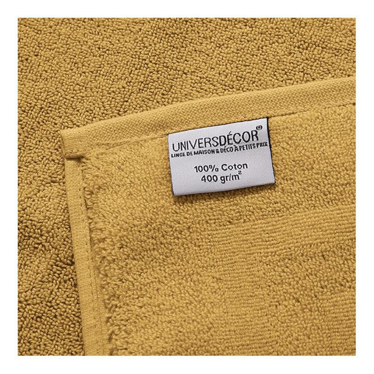 COTON PUR Lot de 2 serviettes invité  Spa  30 x 50 cm / 400 gr/m² -  - Lot de 2 Serviettes invité 30 x 50 cm