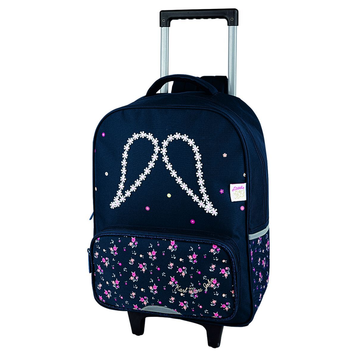KARL MARC JOHN Sac à dos à roulettes 1 compartiment bleu LITLLE KMJ
