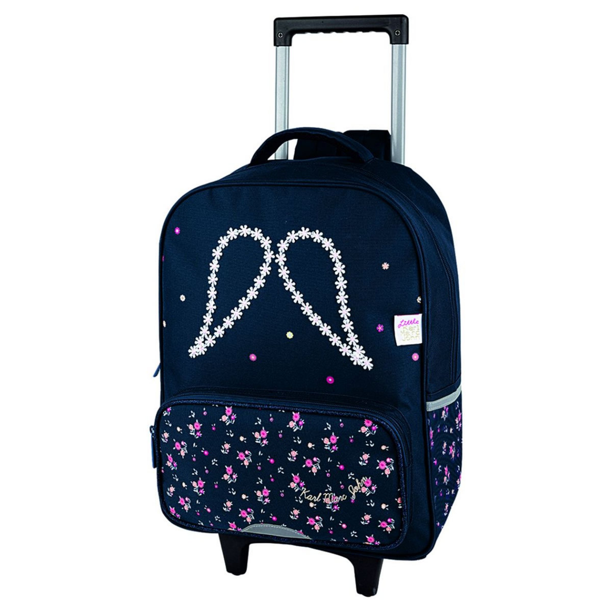 KARL MARC JOHN Sac à dos à roulettes 1 compartiment bleu LITLLE KMJ