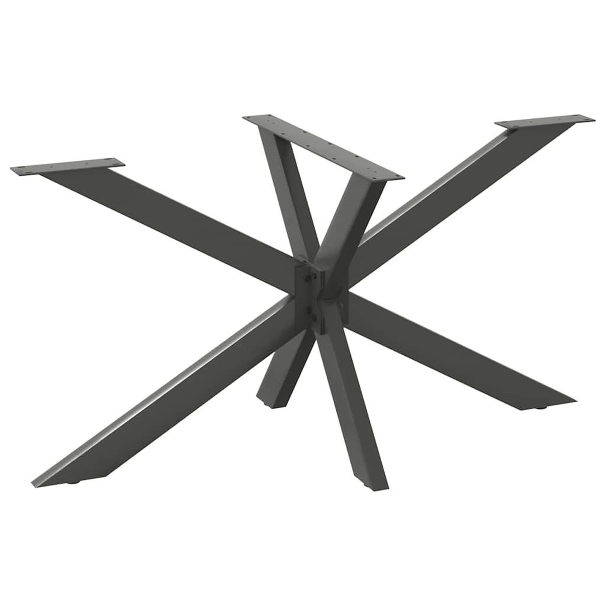 VIDAXL Pied de table a manger forme d'araignee 150x78x(72-73) cm