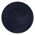 SECRET DE GOURMET Lot de 6 Assiettes Plates  Colorama  26cm Bleu