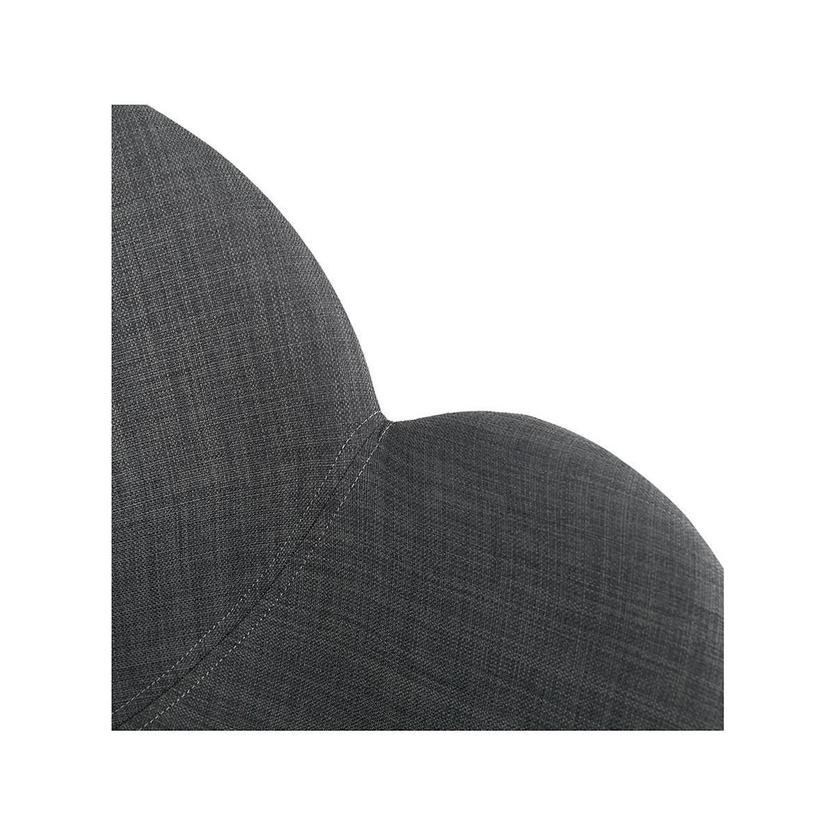 Paris Prix Fauteuil Design  Syndra  85cm Gris Foncé