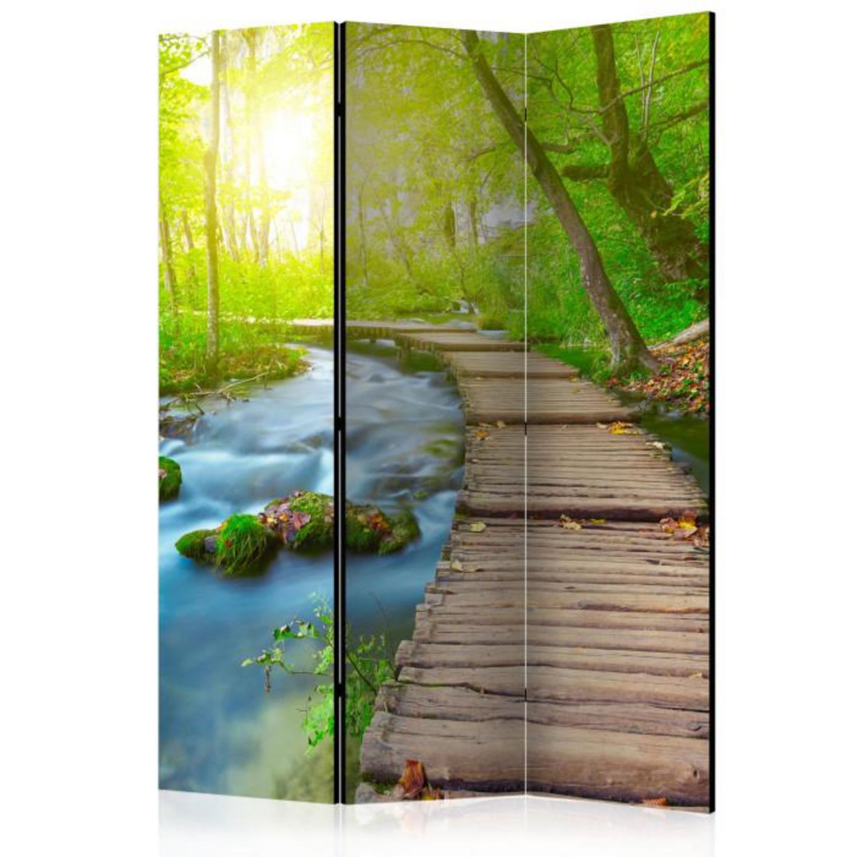 Paris Prix Paravent 3 Volets  Green Forest  135x172cm