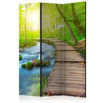 Paris Prix Paravent 3 Volets  Green Forest  135x172cm
