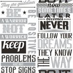 Noordwand Noordwand Papier peint Friends & Coffee Words and Letters Noir & blanc