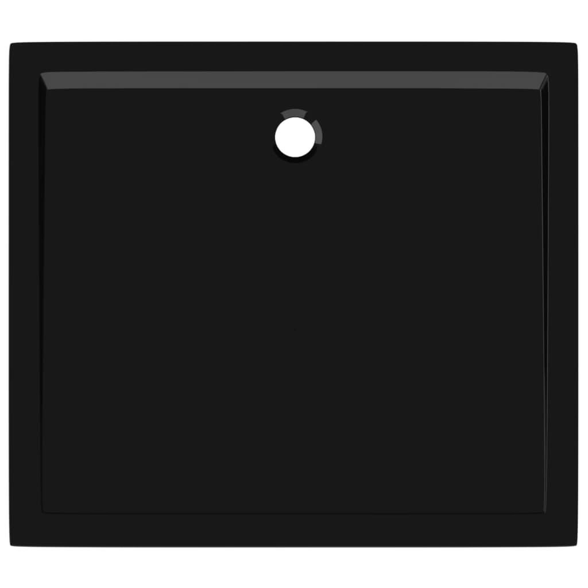 Voir la diapositive 5 : VIDAXL Receveur de douche rectangulaire ABS Noir 80x90 cm