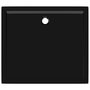 Voir la diapositive 5 : VIDAXL Receveur de douche rectangulaire ABS Noir 80x90 cm