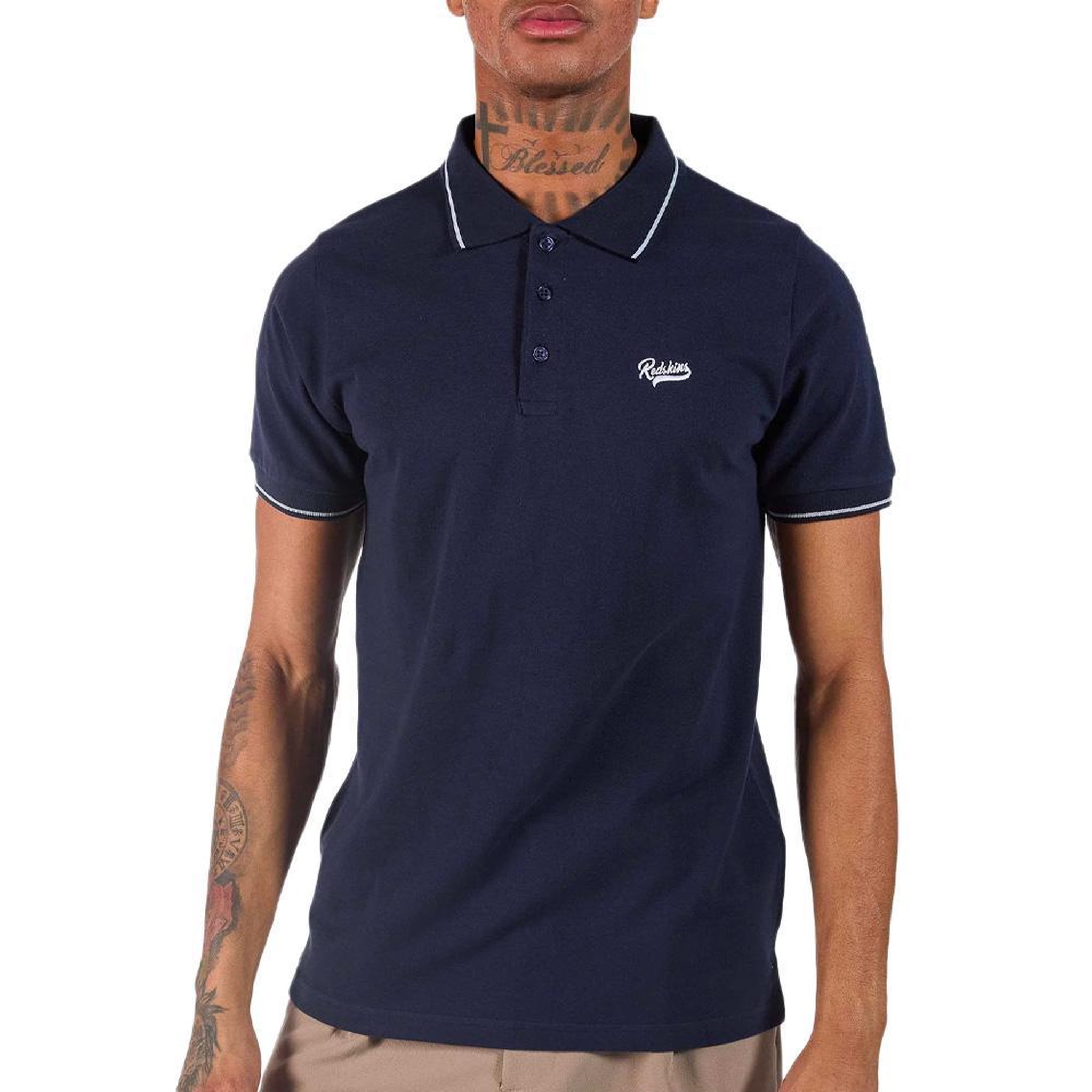 REDSKINS Polo  Homme Redskins R231040. Coloris disponibles : Bleu