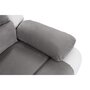 Voir la diapositive 5 : Ensemble canapé relax 3 places + fauteuil relax bimatière tissu simili HELENE
