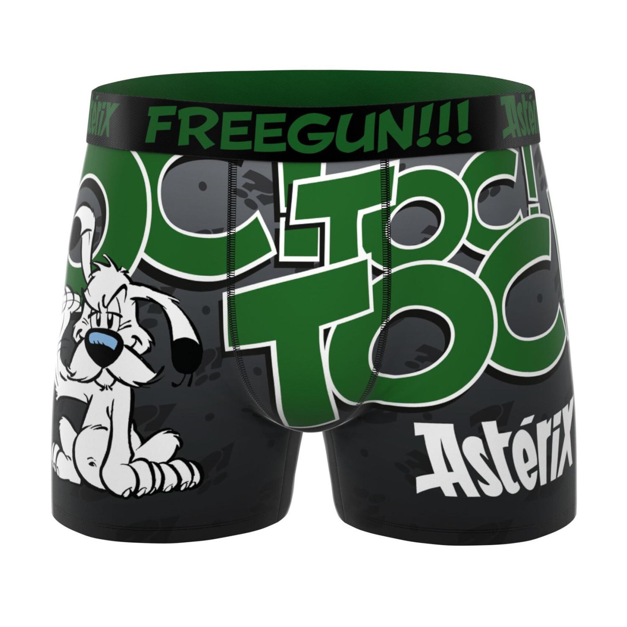 Voir la diapositive 5 : FREEGUN Lot de 4 boxers homme asterix