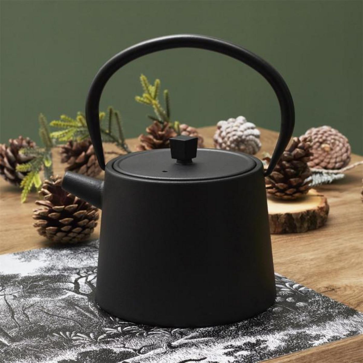 Paris Prix Théière Design en Fonte  Cosy  90cl Noir