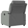 Voir la diapositive 5 : VIDAXL Fauteuil de massage inclinable Gris fonce Tissu