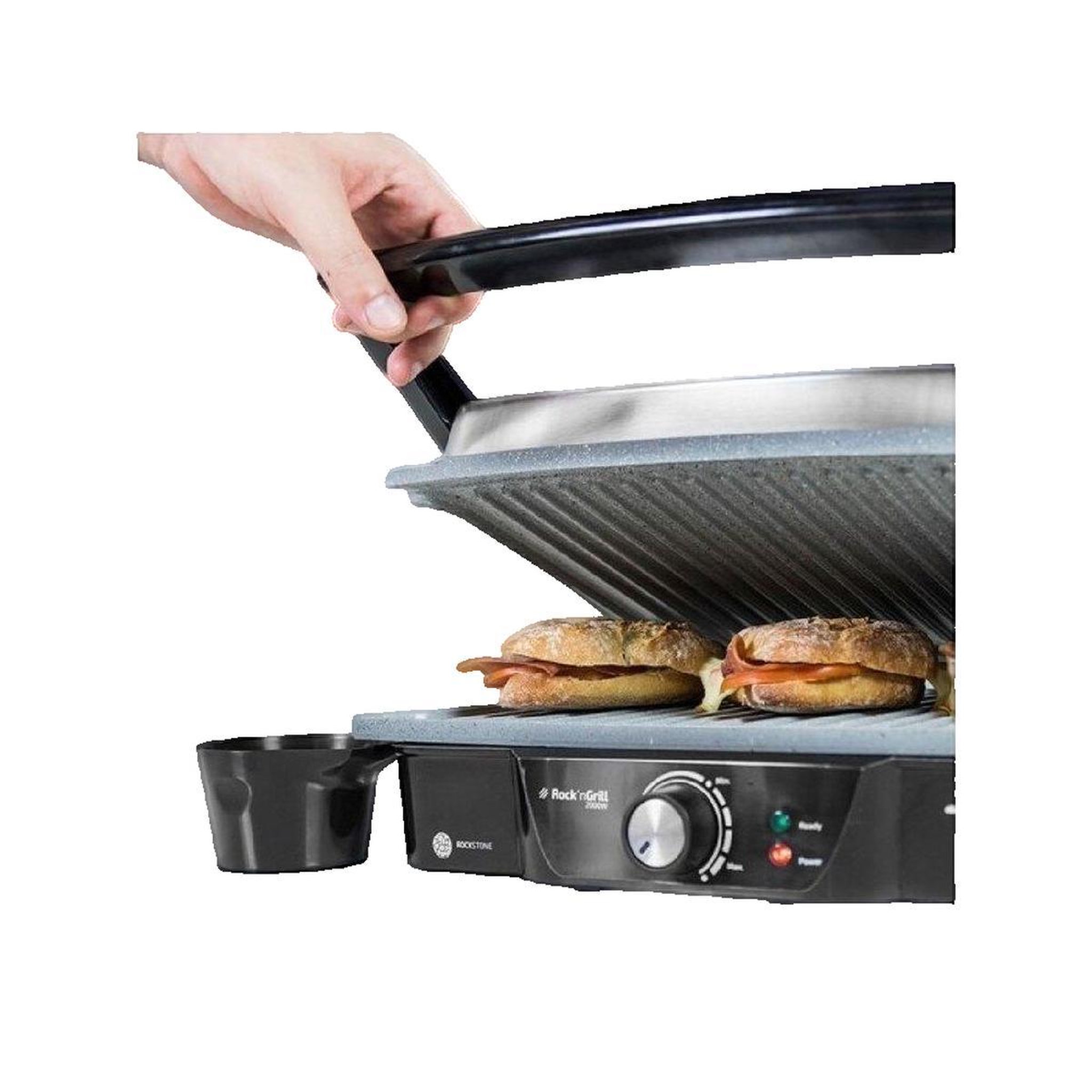 Voir la diapositive 2 : CECOTEC Barbecue électrique Cecotec Rock'nGrill 2000 W
