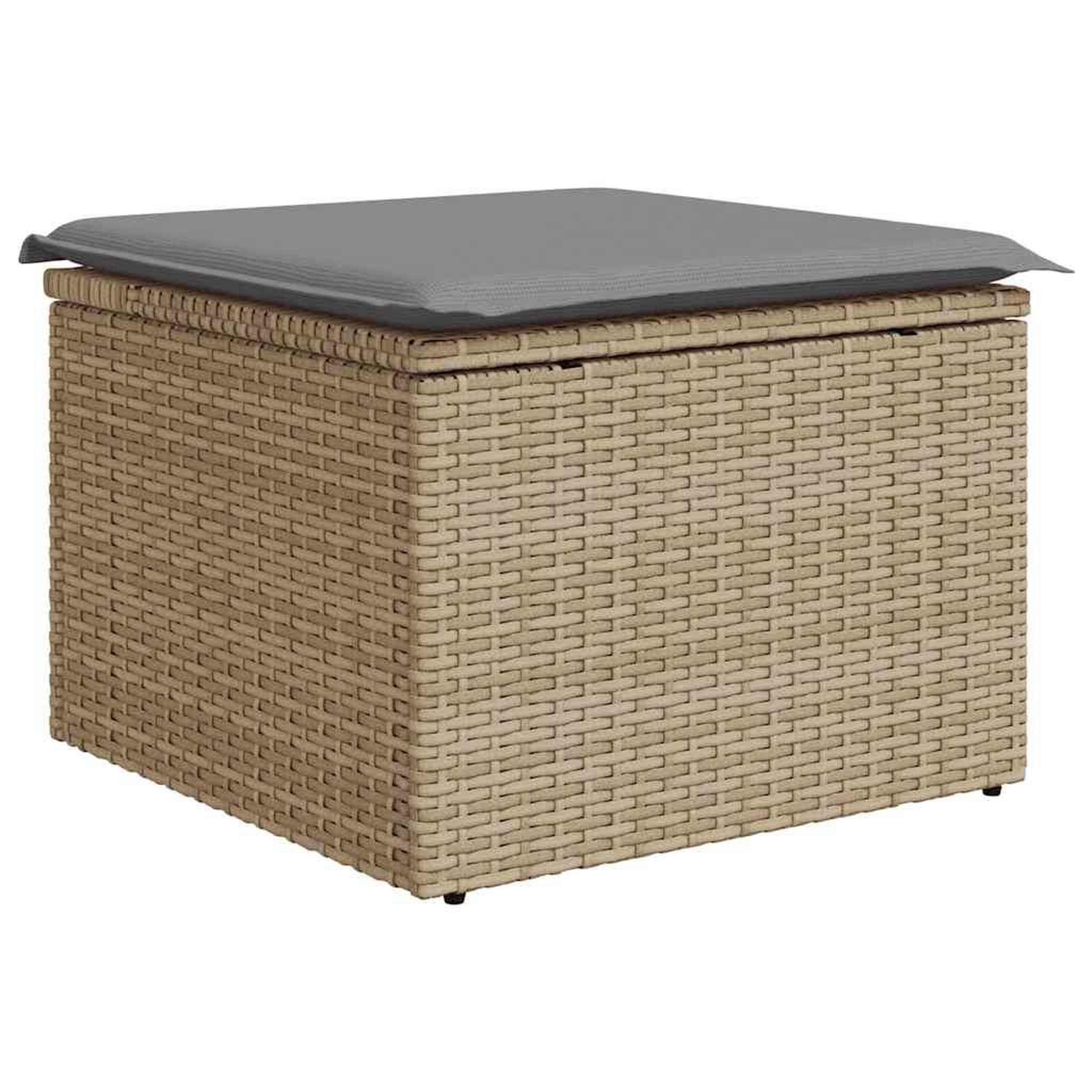 Voir la diapositive 5 : VIDAXL Salon de jardin 6 pcs avec coussins beige resine tressee acacia