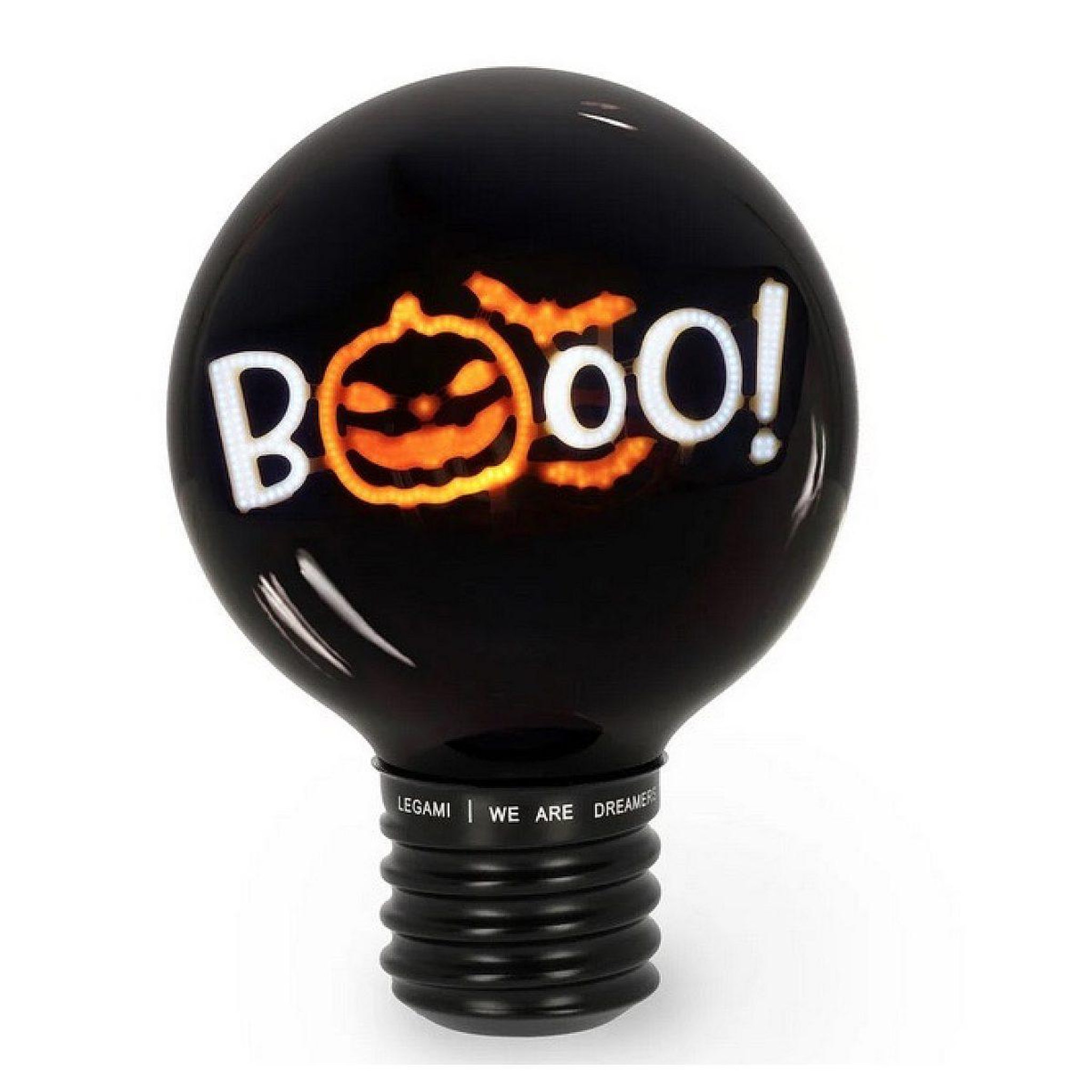 LEGAMI Lampe de table en forme d'ampoule d'Halloween