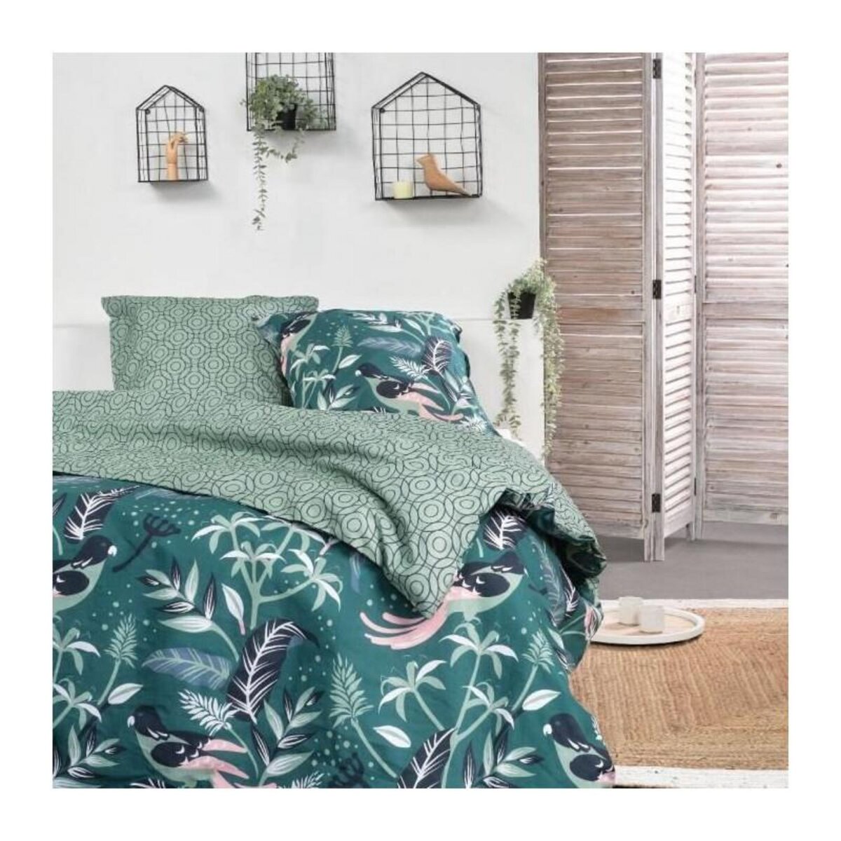 Today Parure de lit - TODAY - Sunshine - 119474 - 2 personnes - 260x240cm - Coton - Imprimé 11.48