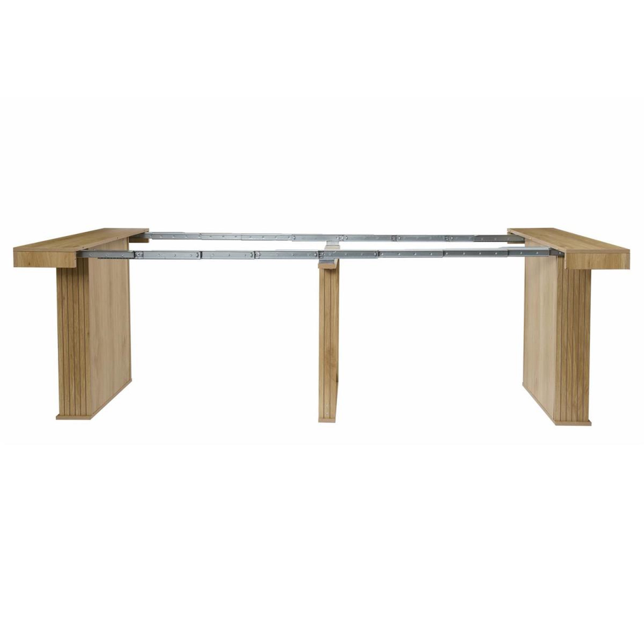 Voir la diapositive 4 : The Home Deco Factory Console table extensible  klaus  47-235cm marron