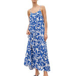 Vero Moda Robe Blanc/ à  otifs Femme Vero  oda Easy Joy. Coloris disponibles : Bleu