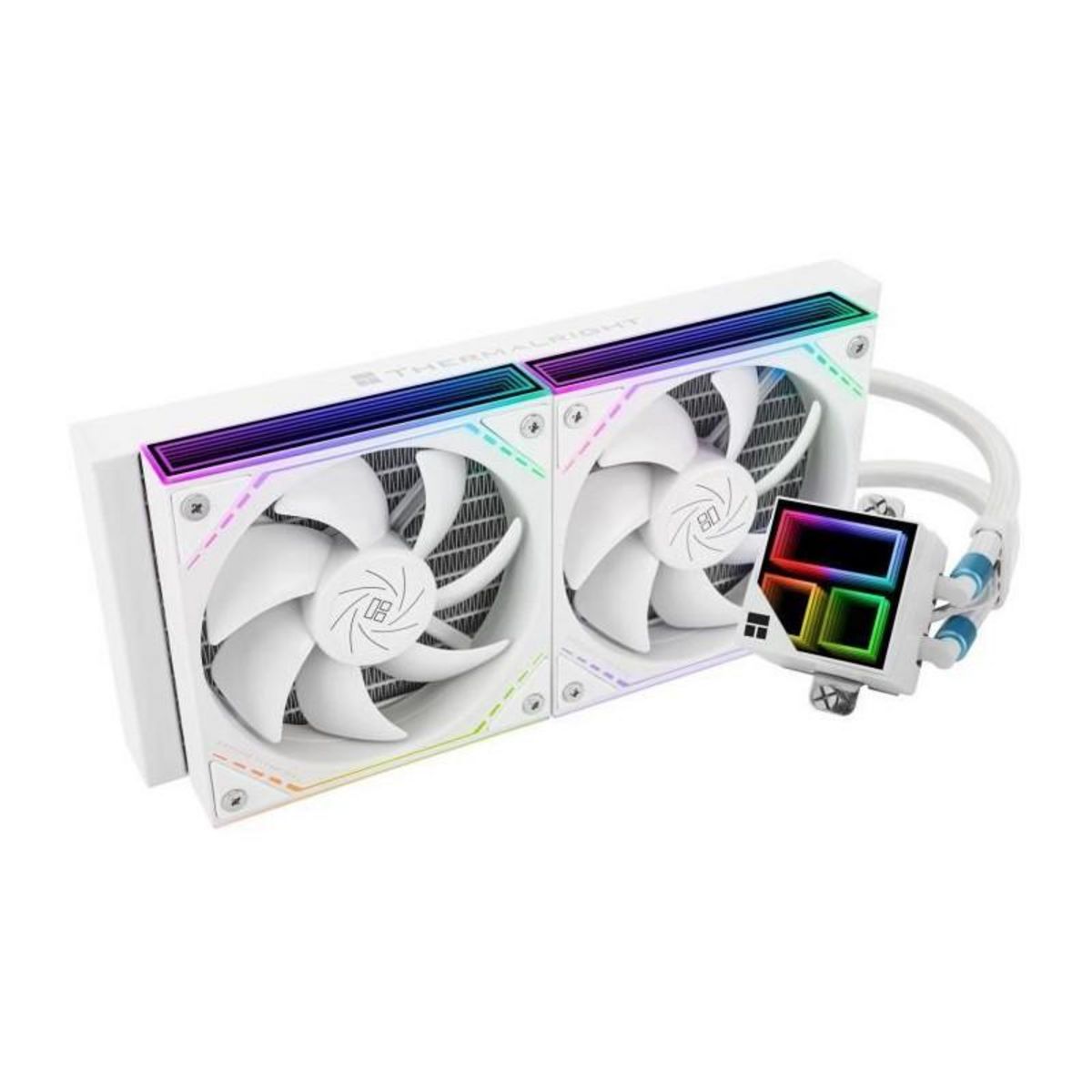 Thermalright Watercooling AIO - THERMALRIGHT - Frozen Infinity 240 - Blanc - Ventilateurs 2x120mm ARGB - Compatibilité Intel et AMD