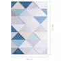 VIDAXL Tapis imprime Multicolore 140x200 cm Tissu
