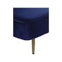 Voir la diapositive 6 : Habitat et Jardin Canapé Clic Clac en velours  James  - 180 x  83 x 75 cm - 3 places - Bleu foncé