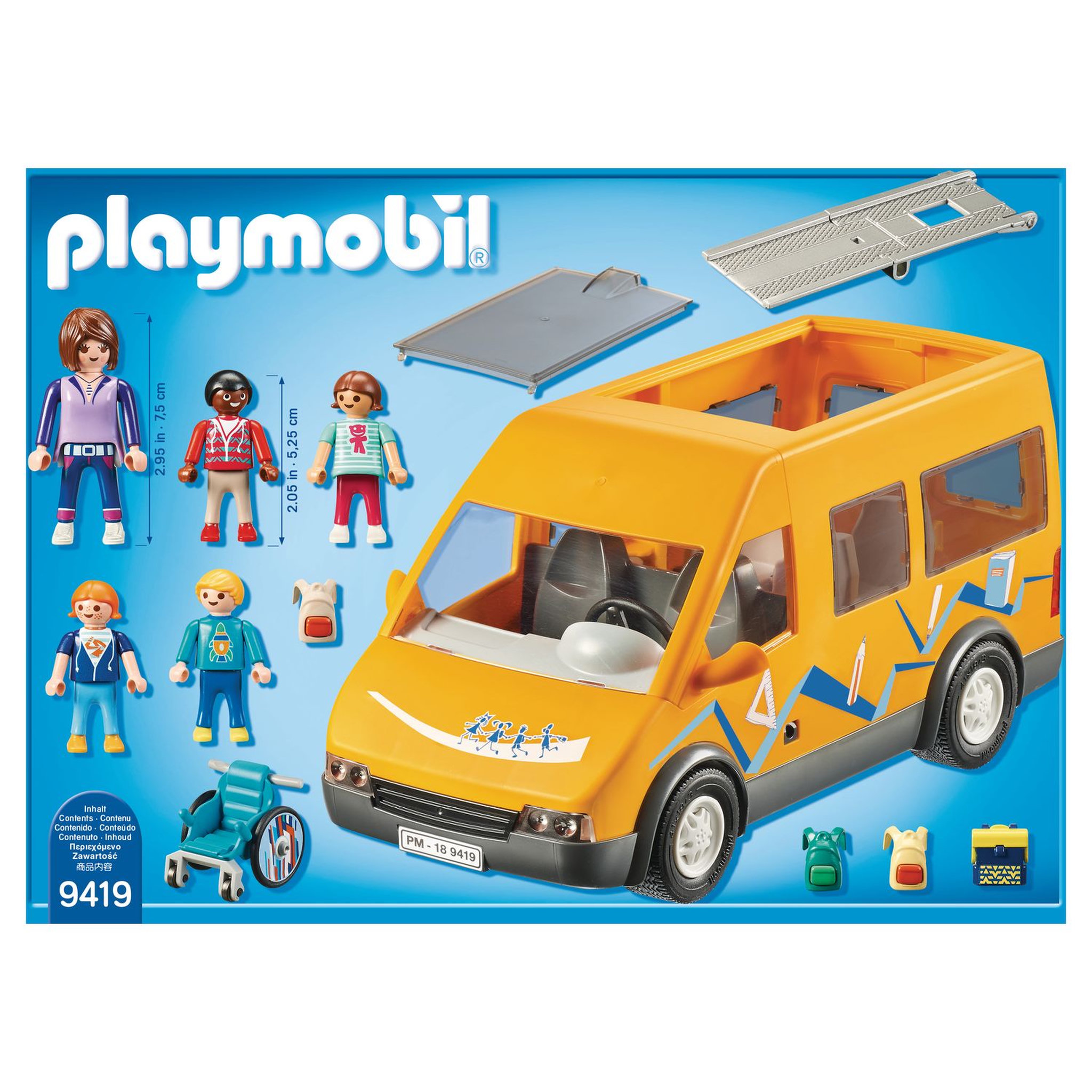 Voir la diapositive 2 : PLAYMOBIL 9419 - City Life - Bus scolaire