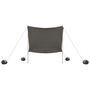 Voir la diapositive 4 : VIDAXL Auvent de plage avec ancres de sable gris 214x236 cm