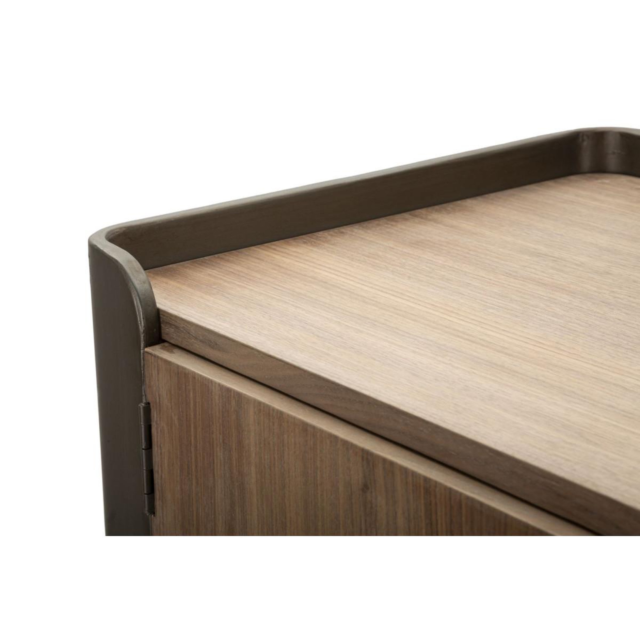Voir la diapositive 5 : Paris Prix Console 2 portes en bois  toronto  110cm naturel