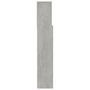 Voir la diapositive 4 : VIDAXL Armoire de tete de lit Gris beton 180x19x103,5 cm