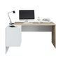 Voir la diapositive 2 : Bureau d'angle réversible droit ou gauche avec caisson 3 tiroirs L145cm OFFICIO