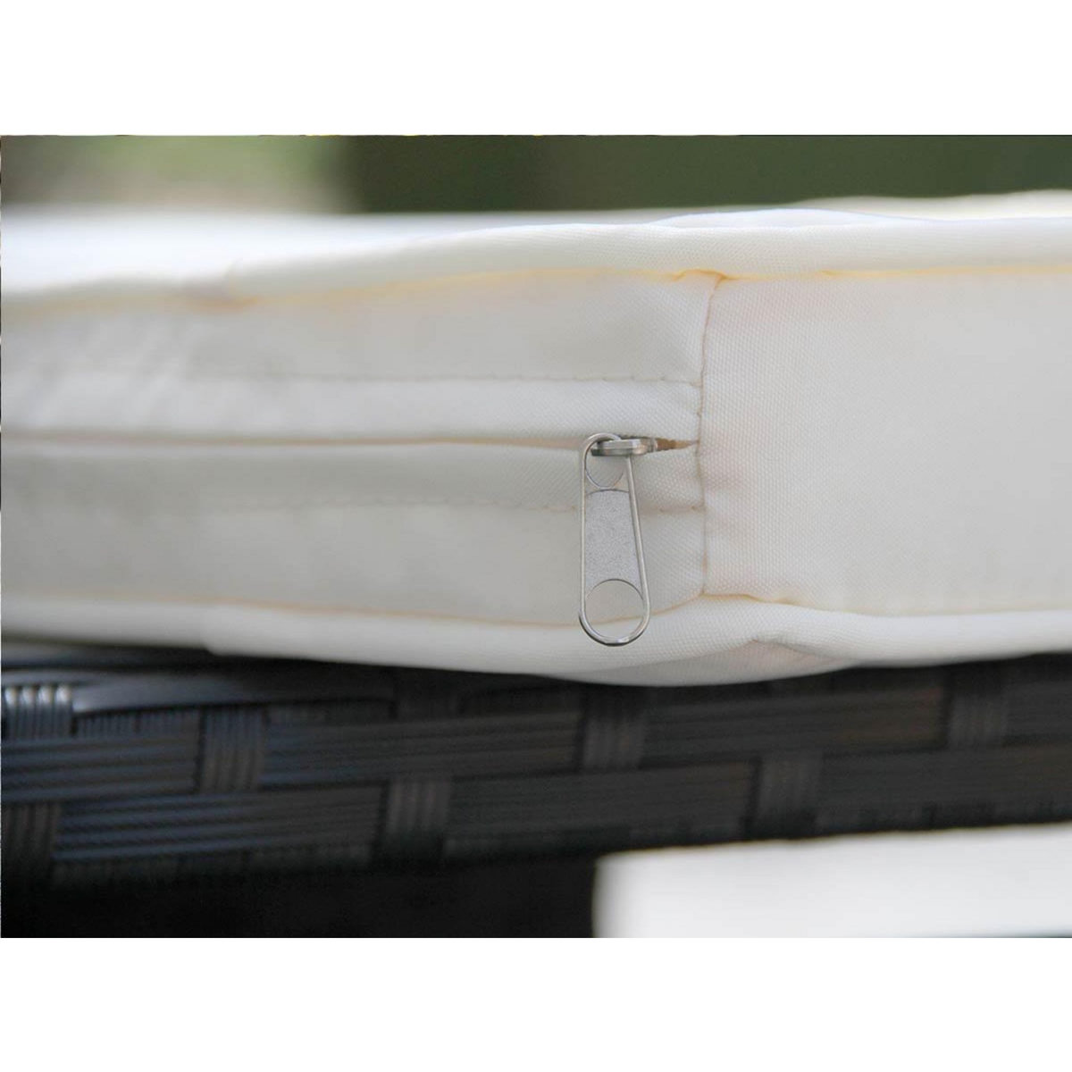 JARDIDECO Salon de jardin en résine tressée Artigas II 4-8 places Noir - Jardideco