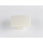 CENTRALE BRICO Bouton de meuble Carré beige zamak H.20 x l.37 x P.37 mm
