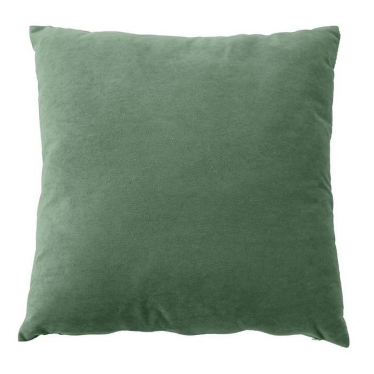 Paris Prix Coussin Déco en Velours  Câlin  40x40cm Vert Argile
