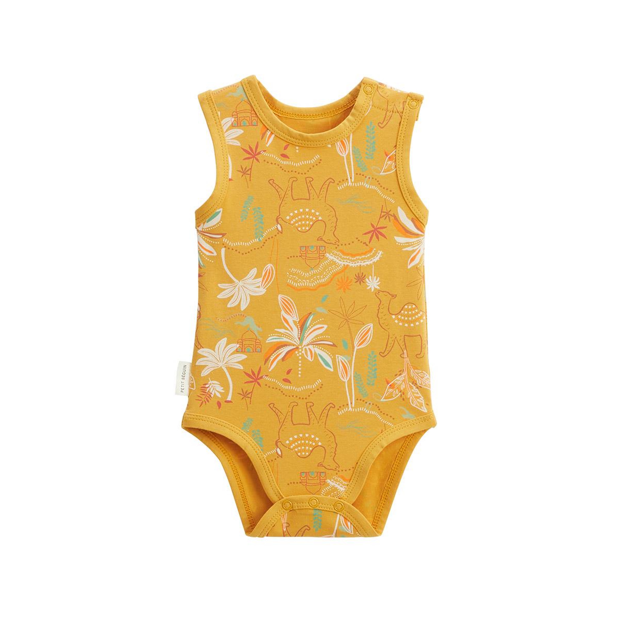 Voir la diapositive 5 : Petit Béguin Lot de 2 bodies bébé sans manches liwa