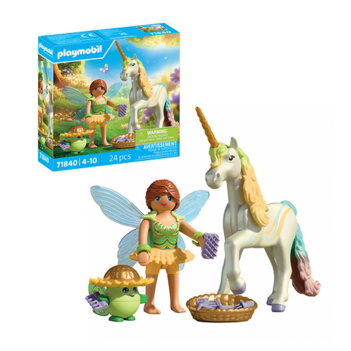 PLAYMOBIL 71840 Licorne Fleur d'arc-en-ciel avec fée