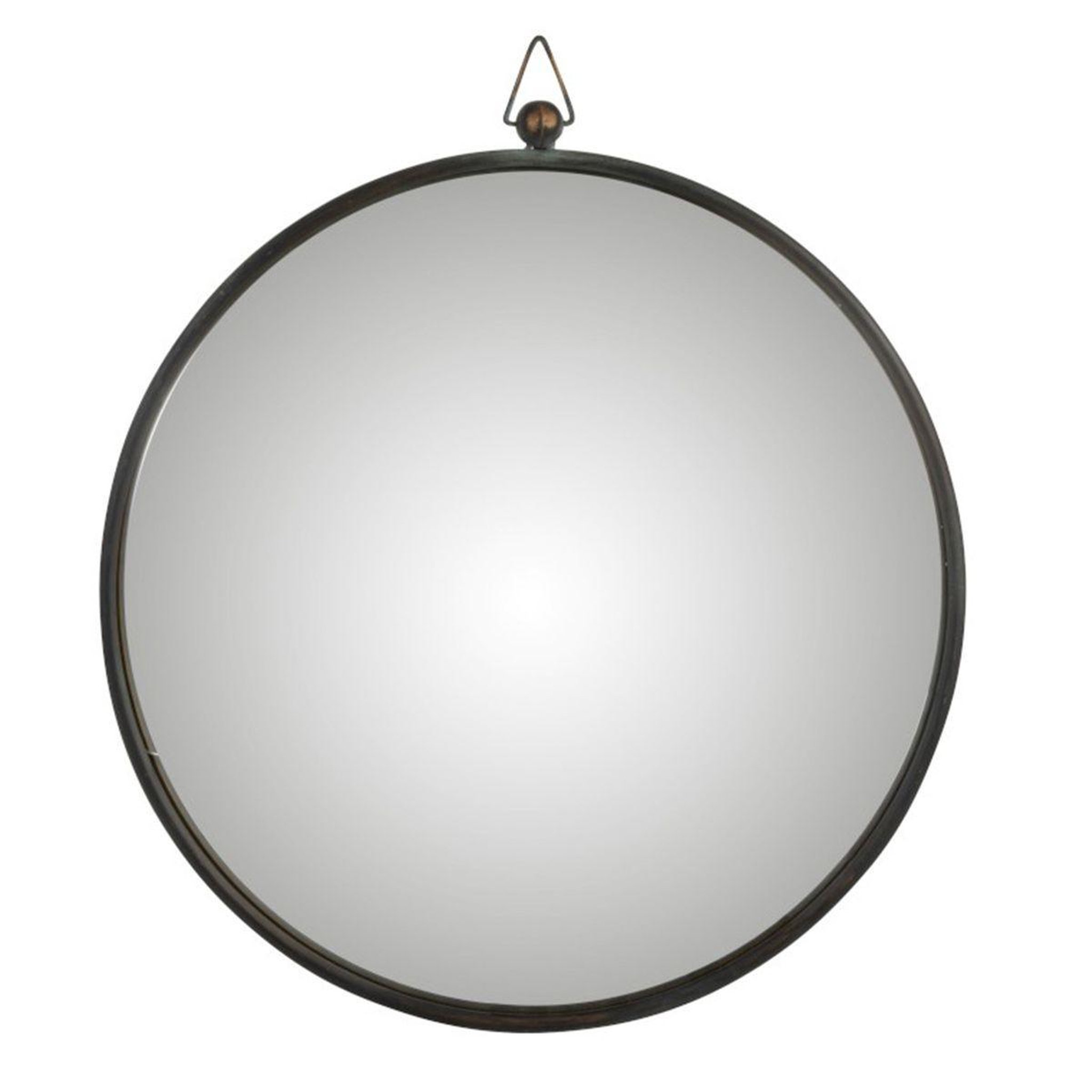 J-LINE Miroir mural design en métal  aurore  69cm noir