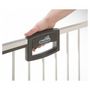 Voir la diapositive 2 : GEUTHER Barrière de porte à pression Easylock Plus métal  80,5 cm - 88,5 cm Blanc/Gris