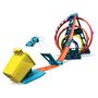 Voir la diapositive 2 : MATTEL Kit Triple looping track builder Hot Wheels