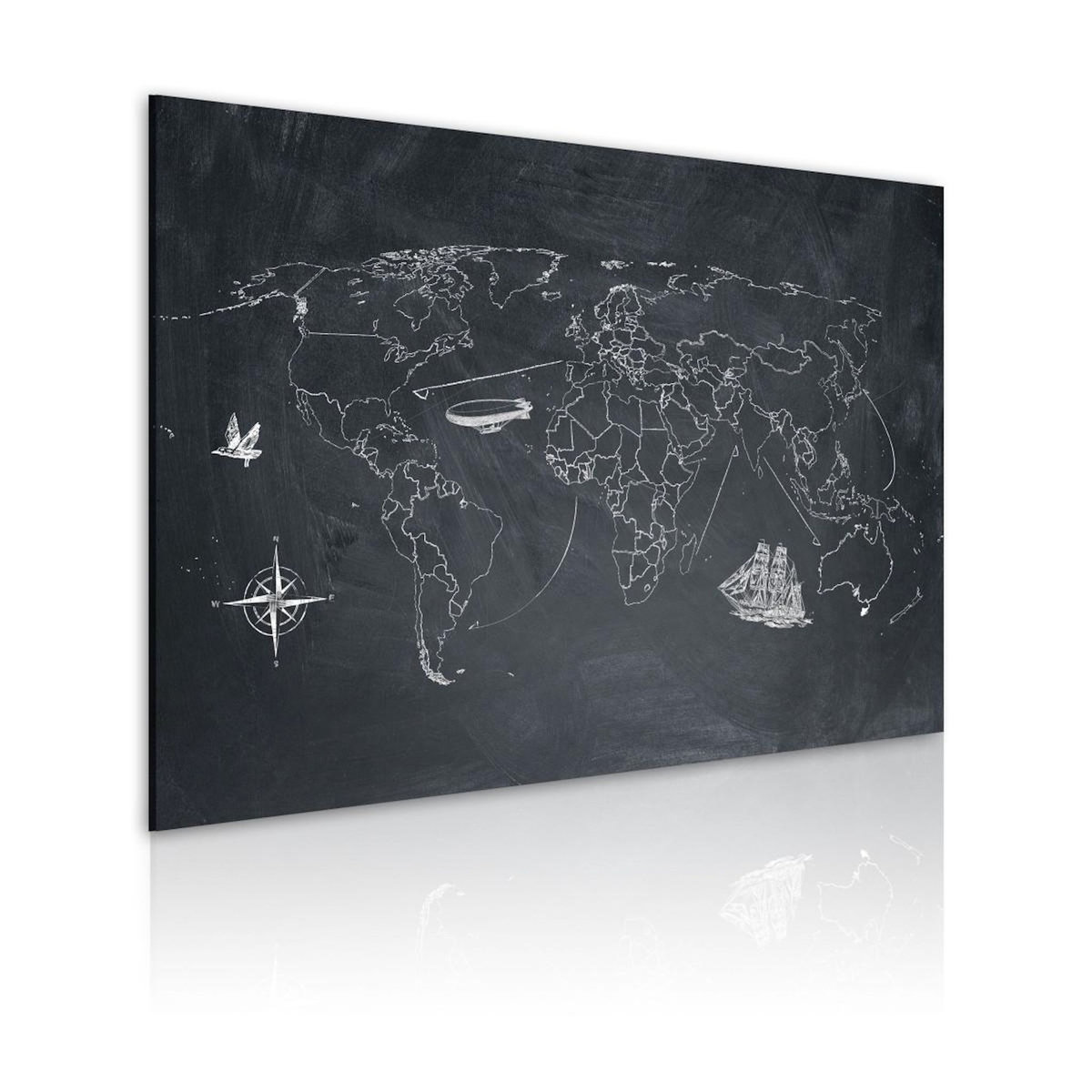 Paris Prix Tableau Imprimé  Voyage Autour du Monde