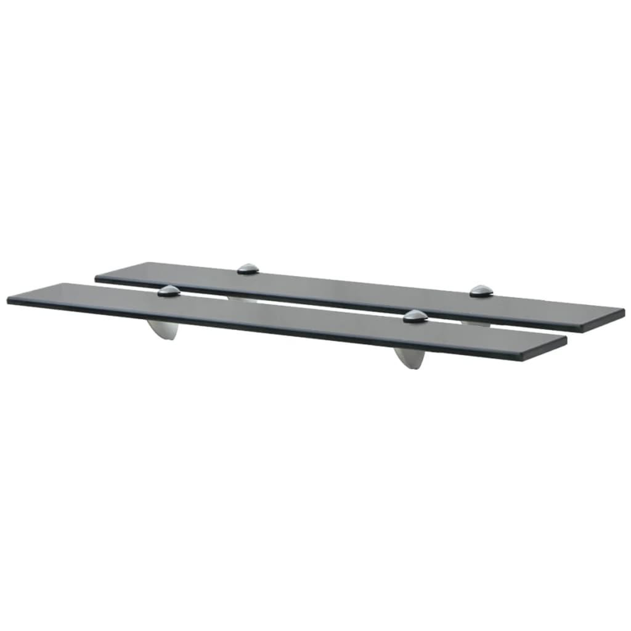 Voir la diapositive 1 : VIDAXL Etageres murales 2 pcs Verre 70 x 20 cm 8 mm
