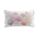 Paris Prix Coussin Déco à Franges  Tasya  30x50cm Blanc