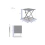 HESPERIDE Table d'appoint carrée pliante Greensboro Moutarde - 40 x 40 cm