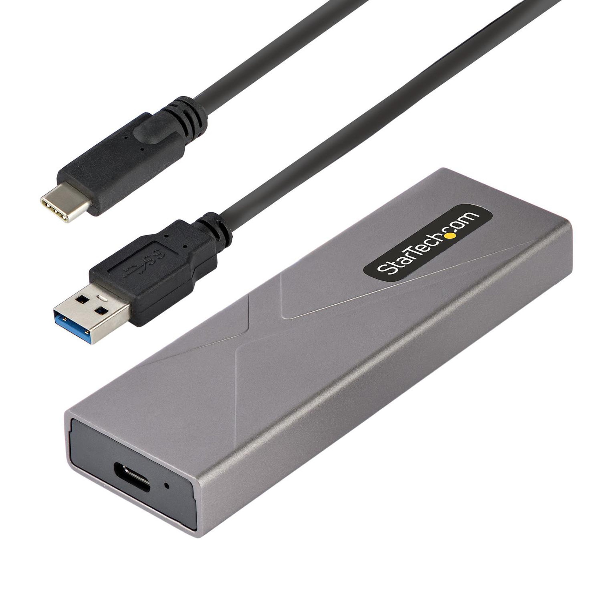Voir la diapositive 2 : Startech Startech.com m2-usb-c-nvme-sata boîtier de disques de stockage enceinte ssd gris