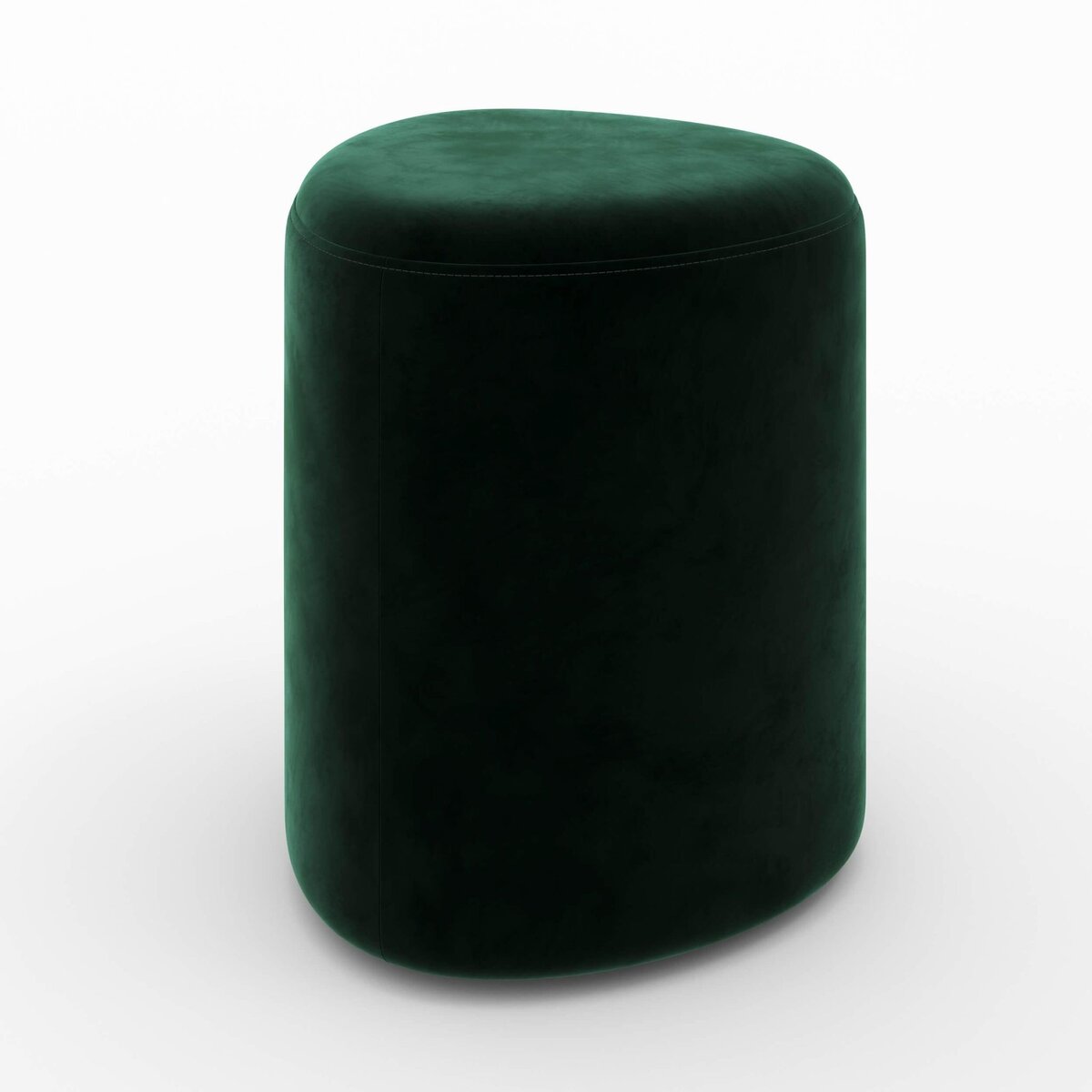 Rendez vous déco Pouf en velours vert - Emmy