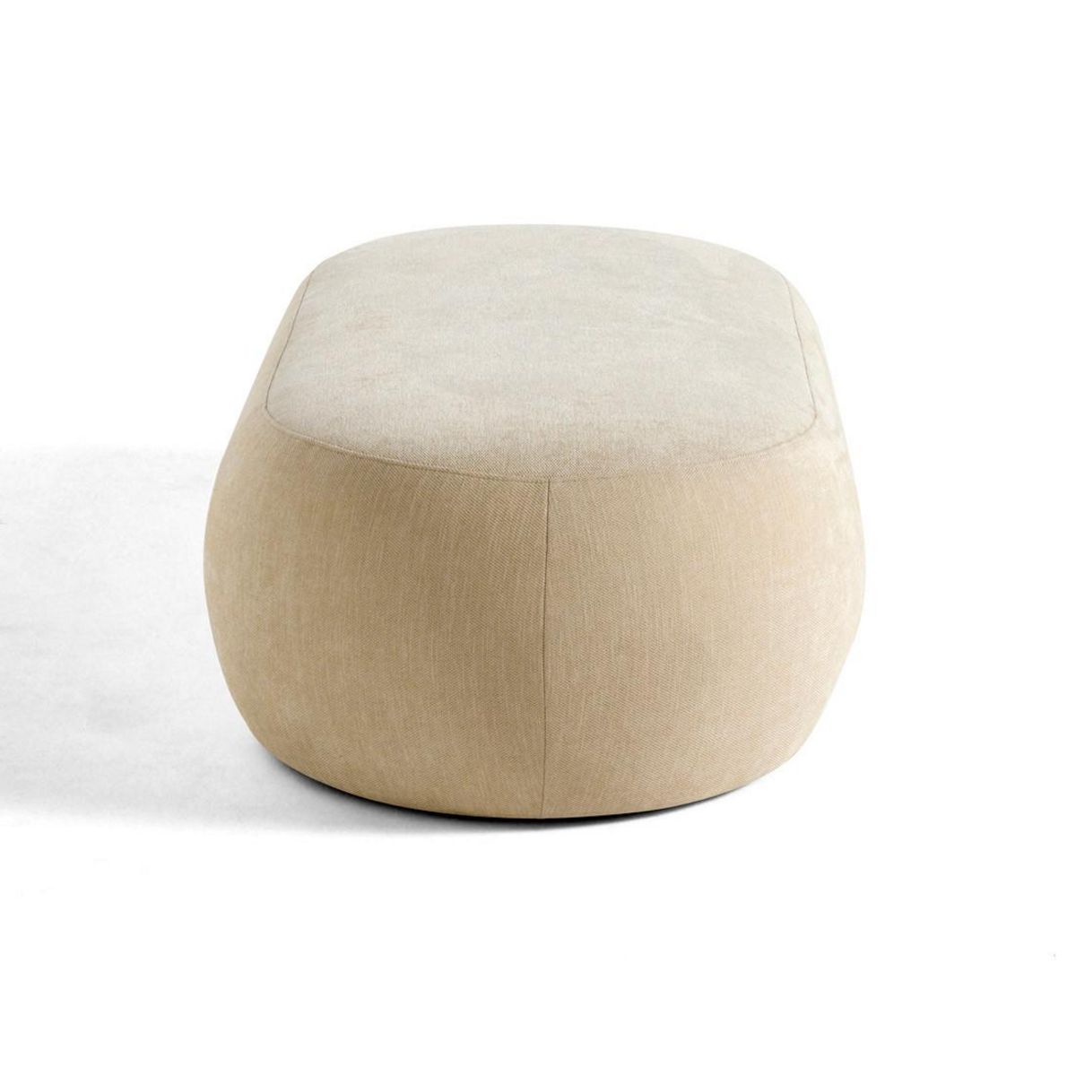 LISA DESIGN Santorini - pouf modulable - en tissu texturé