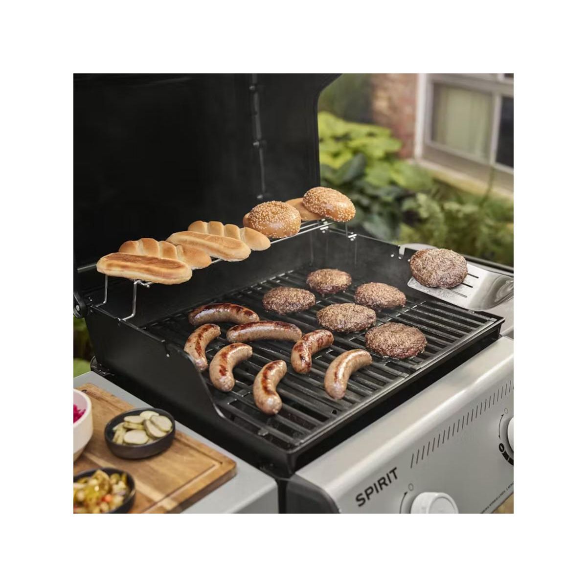 Weber Barbecue gaz Spirit E-310 black 3 brûleurs sur chariot 52x45 cm