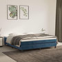 Voir la diapositive 1 : VIDAXL Matelas de lit a ressorts ensaches Bleu fonce 160x200x20 cm