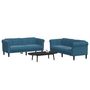 Voir la diapositive 3 : VIDAXL Ensemble de canapes 2 pcs bleu velours