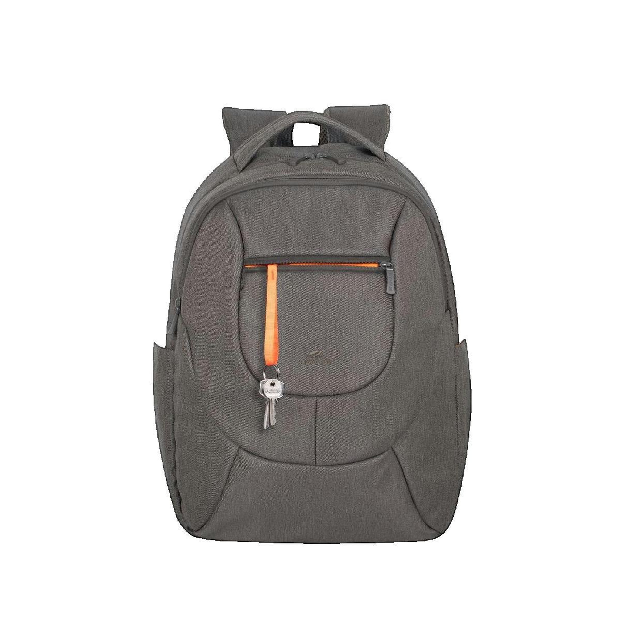 Voir la diapositive 3 : RIVACASE Sac à dos Rivacase Galapagos kaki avec compartiment renforcé pour ordinateur portable