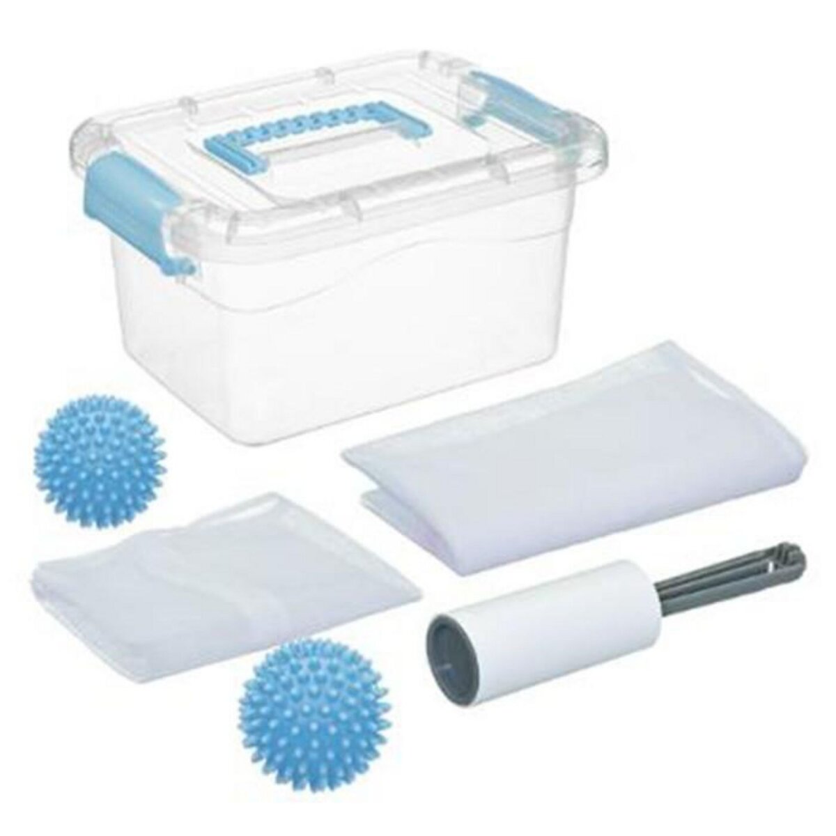 FIVE Kit à Linge 6 Pièces  Maldon  25cm Bleu